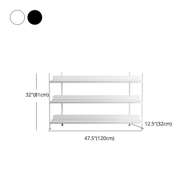 Contemporary Metal Etagere Bookshelf Open Office and Living Room Bookcase Clearhalo 'Bookcases' 'furn' 'furn_bookcases' 'Furniture' 'furniture_bookcases' 'Office Furniture' 1200x1200_291d9a06-4253-4c66-9772-c4e0b6aab0b7