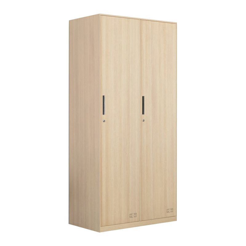 Armoire de rangement industrielle finale mate en métal avec portes à charnière