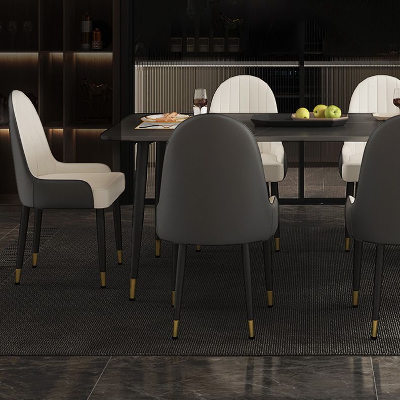 1/2/5/7 Pieces Dining Set Modern Sintered Stone Dining Furniture Set /Separate Items Clearhalo 'Dining Room Sets' 'Dining Tables & Seating' 'dining_room_set' 'furn' 'furn_dining_room_set' 'Furniture' 'furniture_dining_room_set' 'Kitchen & Dining Furniture' 'kitchen&dining_furn' 'kitchen' 1200x1200_292220dc-11c1-4200-9b97-03ca5c5b2dc8