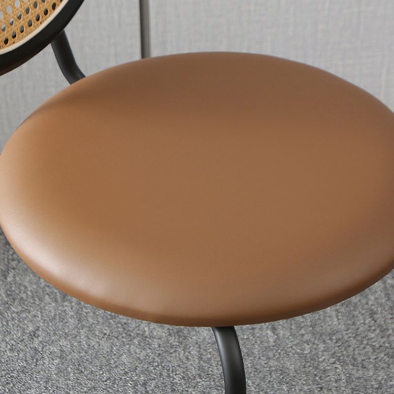 Contemporary Dining Side Chair PU Leather Stacking Side Chair Clearhalo 'Dining Chairs' 'Dining Tables & Seating' 'dining_chair' 'furn' 'furn_dining_chair' 'Furniture' 'Kitchen & Dining Furniture' 1200x1200_29237186-9197-4665-8c44-4a56c45ad80d