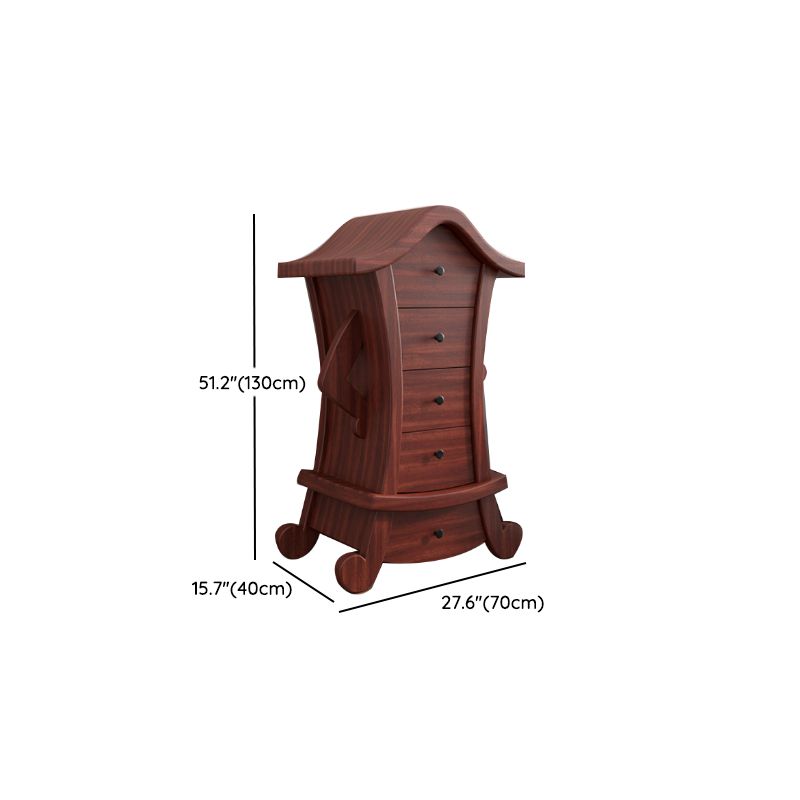 Lencería vertical contemporánea almacenamiento de madera de madera cofre para el hogar