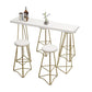 Traditionele luxe bartafelset 1/3/5-delige toonbankset met metalen voet