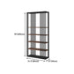 4-Shelf Metal Standard Bookcase Industrial Bookcase for Home Office Clearhalo 'Bookcases' 'furn' 'furn_bookcases' 'Furniture' 'furniture_bookcases' 'kitchen' 'kitchen_bookcases' 'Living Room Furniture' 'Office Furniture' 1200x1200_2928d19f-172e-43e5-8d38-ae67e13c19c8