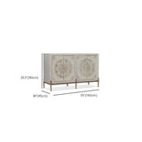 Gli armadietti in legno bianchi includevano un mobile accento con gambe dritte