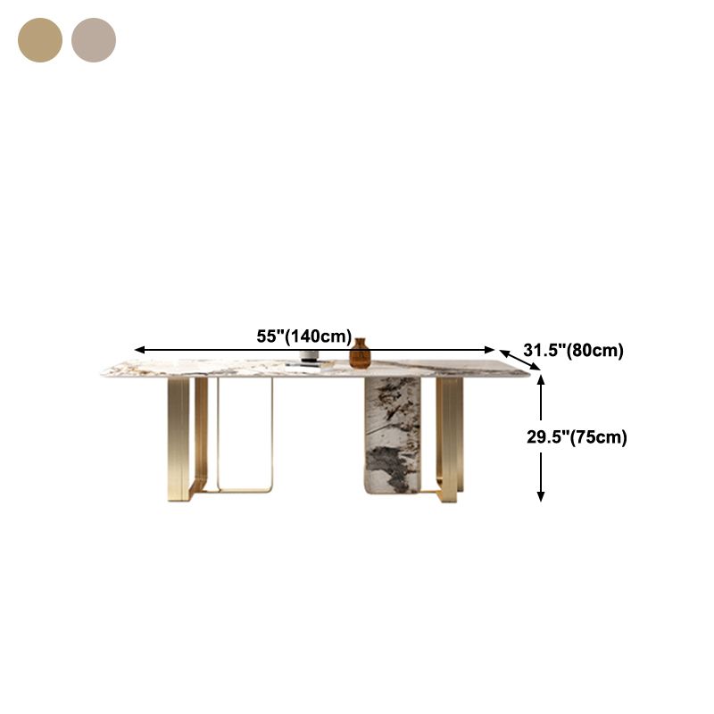 Luxury 1/3/4/5/6 Pieces Dining Set Sintered Stone Dining Table with Leather Chairs Clearhalo 'Dining Room Sets' 'Dining Tables & Seating' 'dining_room_set' 'furn' 'furn_dining_room_set' 'Furniture' 'furniture_dining_room_set' 'Kitchen & Dining Furniture' 'kitchen&dining_furn' 'kitchen' 1200x1200_292a455e-3be3-492f-bd87-4ca1041f0651