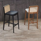 Contemporary Style Low Back Solid Wood Armless Bar Stool for Home Clearhalo 'Bar Furniture' 'Bar Stools' 'bar_stools' 'furn' 'furn_bar_stools' 'Furniture' 'Kitchen & Dining Furniture' 1200x1200_292c31b8-fc65-45fc-81e7-d32bfed99052