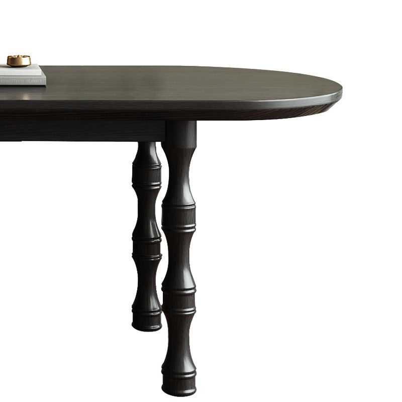 Modern Simple Dining Table Solid Wood Base Dinner Table for Living Room Clearhalo 'Dining Tables & Seating' 'Dining Tables' 'dining_table' 'furn' 'furn_dining_table' 'Furniture' 'Kitchen & Dining Furniture' 1200x1200_292c5342-425b-4939-ba42-a66c8e852557
