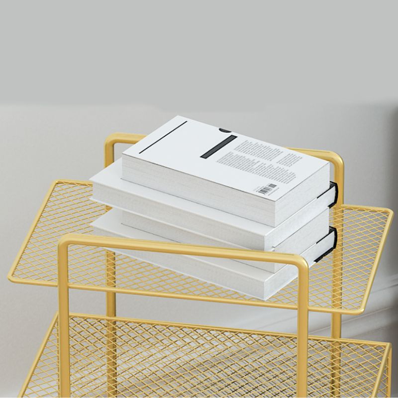 Estantería estándar de metal escandinavo 3 estantes abiertos biblioteca