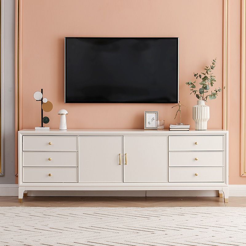 Solid Wood TV Media Console Modern TV Media Stand with 6 Drawers Clearhalo 'furn' 'furn_tv_stands_entertainment_centers' 'Furniture' 'Living Room Furniture' 'TV Stands & Entertainment Centers' 'TV Stands & Media Storage Furniture' 'tv_stands_entertainment_centers' 1200x1200_292e1a5a-6e1a-4009-9c51-8960b195145d