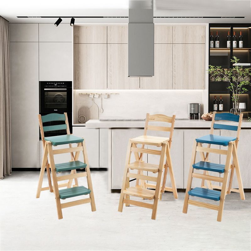 Nordic Indoor Minimalism Armless Wood Barstool Folding Single Counter Stool Clearhalo 'Bar Furniture' 'Bar Stools' 'bar_stools' 'furn' 'furn_bar_stools' 'Furniture' 'furniture_bar_stools' 'Kitchen & Dining Furniture' 1200x1200_292ed816-cca5-4e82-a0eb-02d26d2e9faa