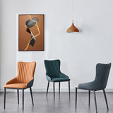 Industrial Arm Chair Solid Back Metal Dining Room Chair for Dining Room Clearhalo 'Dining Chairs' 'Dining Tables & Seating' 'dining_chair' 'furn' 'furn_dining_chair' 'Furniture' 'Kitchen & Dining Furniture' 1200x1200_292fc3ce-4039-4b19-a6cd-4a821d504a08