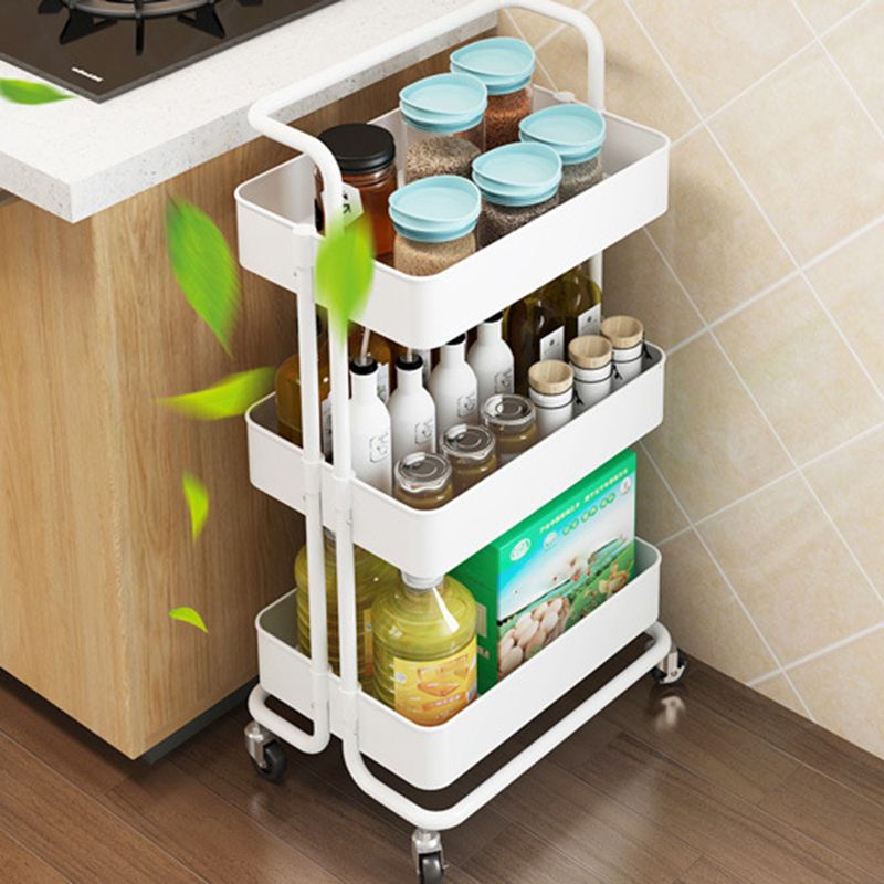 2/3/4-Shelf Modern Etagere Bookshelf with Steel Frame Plastic Bookshelf Clearhalo 'Bookcases' 'furn' 'furn_bookcases' 'Furniture' 'furniture_bookcases' 'kitchen' 'kitchen_bookcases' 'Living Room Furniture' 'Office Furniture' 1200x1200_29300999-6f5d-48e7-bee7-e4c4544ee189