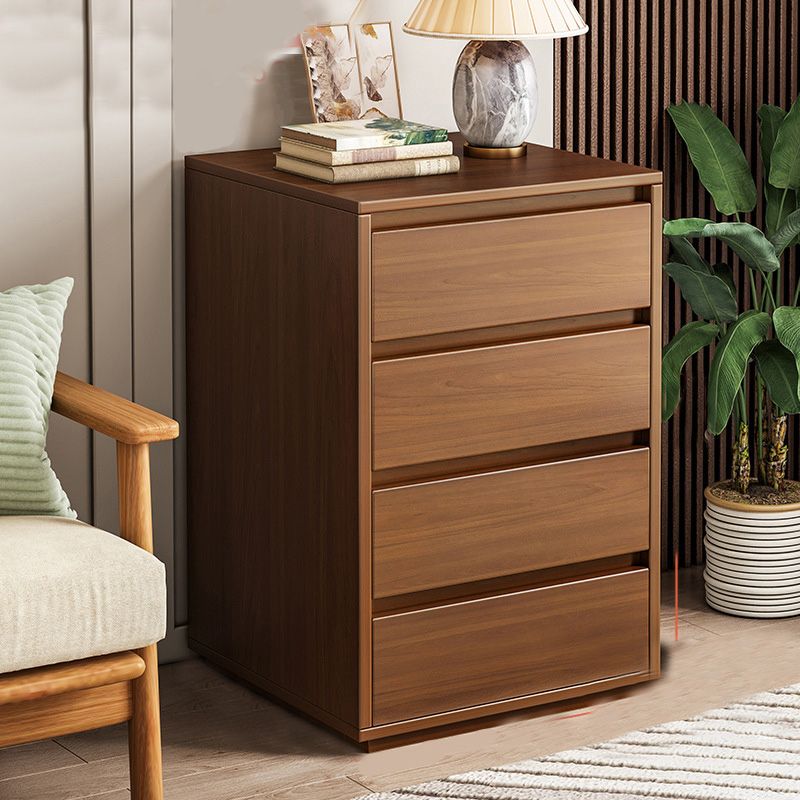 Cassetta portaoggetti contemporanea in legno per camera da letto larga 15,7 pollici