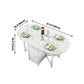 Contemporary Style Dining Site Table Drop-Leaf Dining Table for Dining Room Clearhalo ' dining_table' 'Dining Tables & Seating' 'Dining Tables' 'furn' 'furn_dining_table' 'Furniture' 'furniture_dining_table' 'Kitchen & Dining Furniture' 'kitchen&dining_furn' 'kitchen' 'kitchen_dining_table' 1200x1200_2930aff9-414c-495a-941b-3899500a2f9e