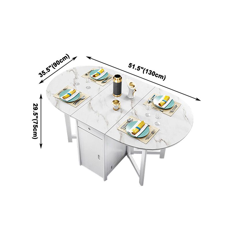 Contemporary Style Dining Site Table Drop-Leaf Dining Table for Dining Room Clearhalo ' dining_table' 'Dining Tables & Seating' 'Dining Tables' 'furn' 'furn_dining_table' 'Furniture' 'furniture_dining_table' 'Kitchen & Dining Furniture' 'kitchen&dining_furn' 'kitchen' 'kitchen_dining_table' 1200x1200_2930aff9-414c-495a-941b-3899500a2f9e