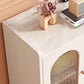 Contemporary White Sideboard Cabinet Sideboard Cabinet with Glass Doors