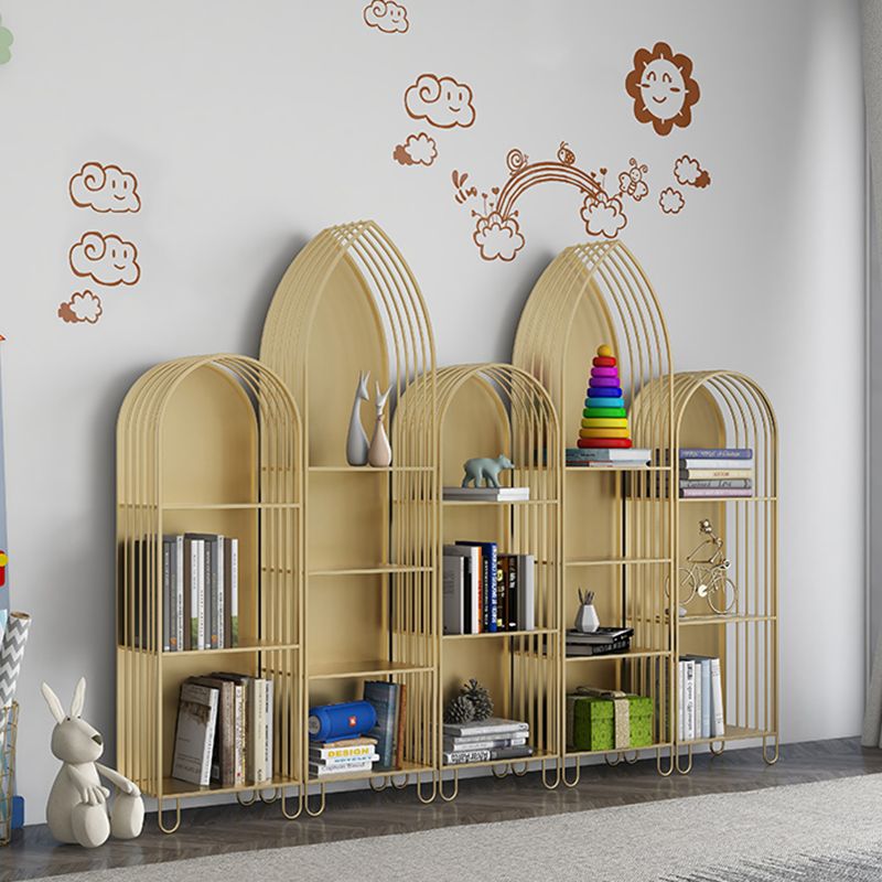 Modern Style Standard Bookshelf Closed Back Metal Bookcase for Home Clearhalo 'Bookcases' 'furn' 'furn_bookcases' 'Furniture' 'furniture_bookcases' 'Office Furniture' 1200x1200_293973ac-852c-4a8f-9ecb-e84e166a7773