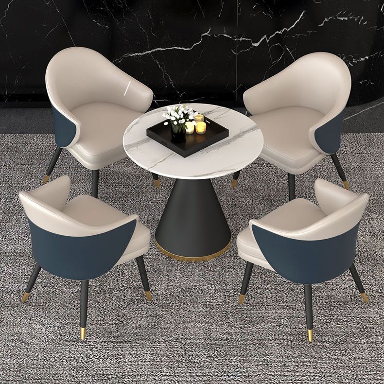 Modern Sintered Stone Dining Room Set 1/2/5 Pieces Dining Furniture Set /Separate Items Clearhalo 'Dining Room Sets' 'Dining Tables & Seating' 'dining_room_set' 'furn' 'furn_dining_room_set' 'Furniture' 'furniture_dining_room_set' 'Kitchen & Dining Furniture' 'kitchen&dining_furn' 'kitchen' 1200x1200_293a5521-00a4-4f0d-9f14-953f5b91114f