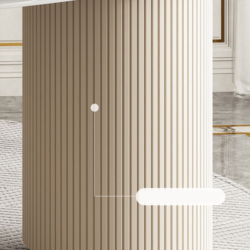 Bureau de bureau en pierre moderne de 29,53 pouces de haut de 3 tirages