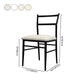 Upholstered Armless Dining Chairs Ladder Back Side Chairs with Metal Legs Clearhalo ' kitchen&dining_furn' 'Dining Chairs' 'Dining Tables & Seating' 'dining_chair' 'furn' 'furn_dining_chair' 'Furniture' 'furniture_dining_chair' 'Kitchen & Dining Furniture' 'kitchen' 1200x1200_293dea73-674c-40cd-a3d8-153ed39ed74e