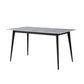 Industrial Sintered Stone 55" Wide Dining Table Rectangle Shape Table with 4 Legs Base Clearhalo ' dining_table' 'Dining Tables & Seating' 'Dining Tables' 'furn' 'furn_dining_table' 'Furniture' 'furniture_dining_table' 'Kitchen & Dining Furniture' 'kitchen&dining_furn' 'kitchen' 'kitchen_dining_table' 1200x1200_293df204-1c63-448a-8baf-37ba37c76b50