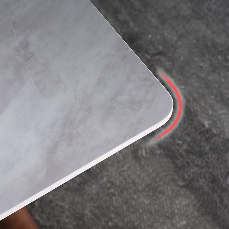 Minimalist Traditional Height Sintered Stone Dining Table Rectangle Dining Set For Home Clearhalo 'Dining Room Sets' 'Dining Tables & Seating' 'dining_room_set' 'furn' 'furn_dining_room_set' 'Furniture' 'furniture_dining_room_set' 'Kitchen & Dining Furniture' 'kitchen&dining_furn' 'kitchen' 1200x1200_2940ddd8-8d60-4564-9eab-a2db86c574fa