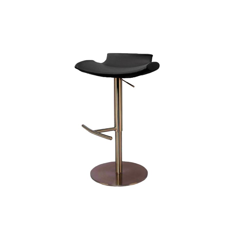 Contemporary Backless Dining Stool Adjustable Height Bar Stool with Footrest Clearhalo 'Bar Furniture' 'Bar Stools' 'bar_stools' 'furn' 'furn_bar_stools' 'Furniture' 'Kitchen & Dining Furniture' 1200x1200_294170c0-50b7-4ca2-ac98-3313ecbfa862