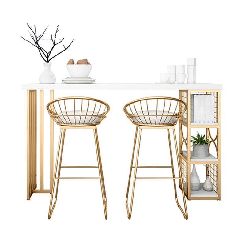 Tavolo da pub glam altezza in legno in legno tavolo da barra per interno