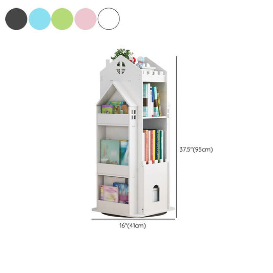 Scandinavische stijl Open Back Bookshelf Standaard Engineered Wood Bookcast