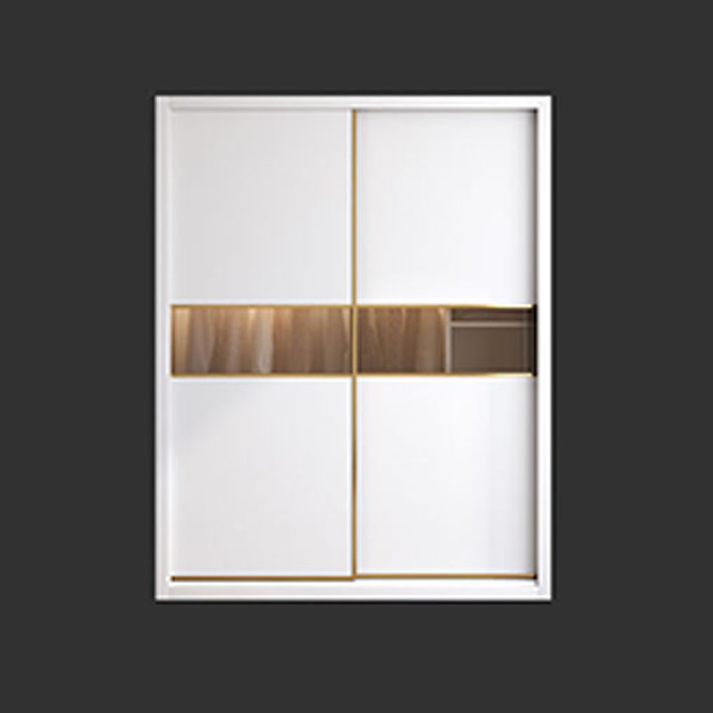 Armoire en bois de style contemporain placard de garde-robe de porte à porte douce avec tiroir