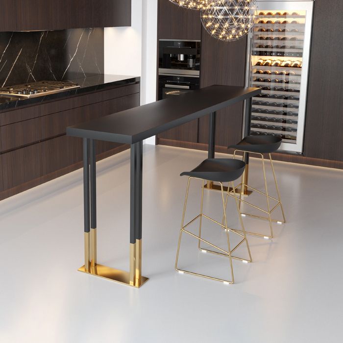 Hedendaagse rechthoek tegen-hoog pubtafel Coffee Shop Sled Pub Bar Table