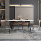 Rectangle Extendable Industrial Dining Table White Sintered Stone Table with 4 Black Legs Clearhalo ' dining_table' 'Dining Tables & Seating' 'Dining Tables' 'furn' 'furn_dining_table' 'Furniture' 'furniture_dining_table' 'Kitchen & Dining Furniture' 'kitchen&dining_furn' 'kitchen' 'kitchen_dining_table' 1200x1200_294a264d-be2a-4f5a-81f9-8ba93c1ab6f2