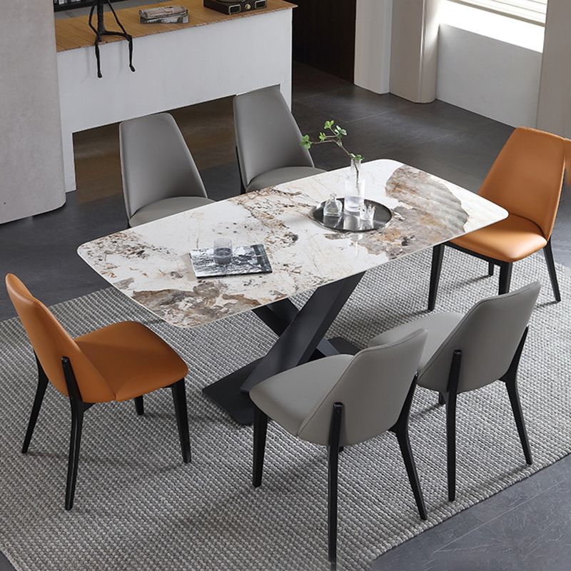 Eigentijdse keuken eetkamerstoel Parsons stoel met gestoffeerd