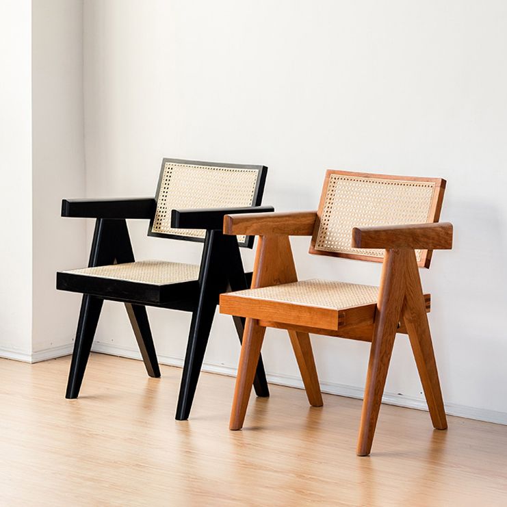 Solid Wood Open Back Contemporary Dining Accent Chair for Home Clearhalo 'Dining Chairs' 'Dining Tables & Seating' 'dining_chair' 'furn' 'furn_dining_chair' 'Furniture' 'Kitchen & Dining Furniture' 1200x1200_294dfcde-c7f9-4074-bcdd-f95b1e3ed674