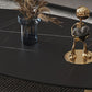 Table basse ovale en ardoise Glam pour salon