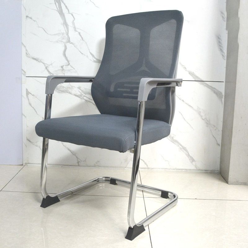 Arms Included Office Chair Contemporary Chrome Frame Desk Chair Clearhalo 'furn' 'furn_office_chair' 'Furniture' 'Office Chairs' 'Office Furniture' 'office_chair' 1200x1200_295002f3-9a34-4afa-b089-07ab1ec80a69