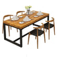 Modern 1/5 Pieces Dining Set Rectangle Pine Wood Dining Table for Kitchen Dining Room