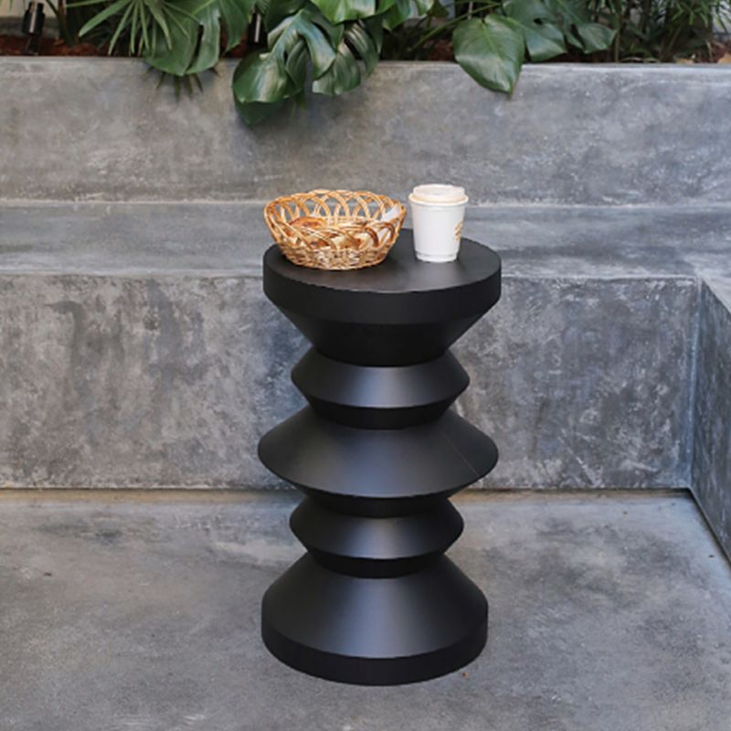 14" Wide Contemporary Corner Table Round Metal Black Side Table Clearhalo 'Coffee & Accent Tables' 'End & Side Tables' 'end_side_tables' 'furn' 'furn_end_side_tables' 'Furniture' 'Living Room Furniture' 1200x1200_295225ea-99b4-4fd6-af86-6f9a05003c58