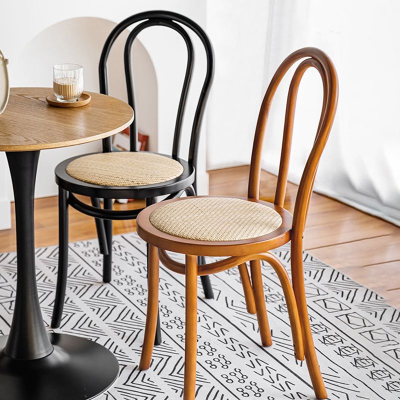 Modern Style Patio Side Chair Windsor Back Armless Dining Chair Clearhalo 'Dining Chairs' 'Dining Tables & Seating' 'dining_chair' 'furn' 'furn_dining_chair' 'Furniture' 'Kitchen & Dining Furniture' 1200x1200_295553f3-aa01-4cb0-9b9f-112508b48d93