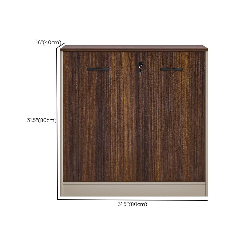 Archivo moderno de la llave de madera de madera Archivo de almacenamiento de almacenamiento para la oficina