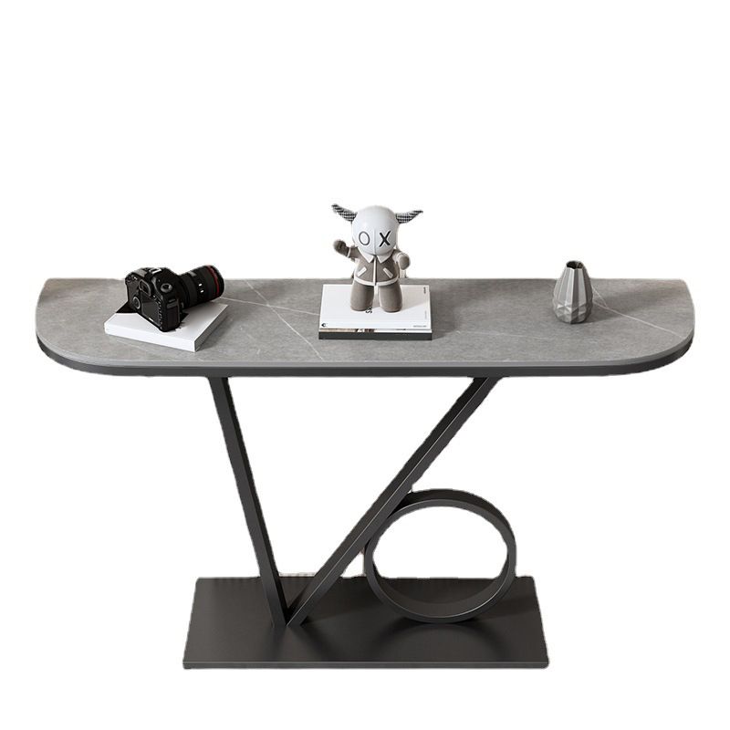 Consola Slate Glam Tabla de 11.8 pulgadas de ancho Consola resistente a la mancha