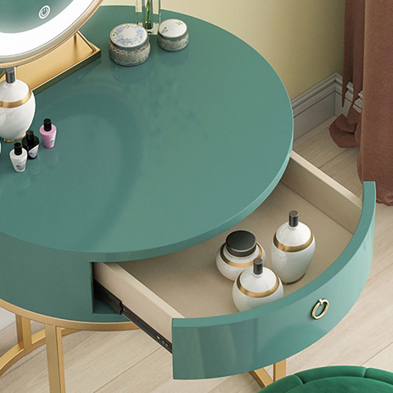 Glam Make-up Vanity 31.49" Wide Vanity Tables with 1 Storage Drawer Clearhalo 'Bedroom Furniture' 'furn' 'furn_makeup_vanities' 'Furniture' 'Makeup Vanities' 'makeup_vanities' 1200x1200_29580c9d-9349-4586-acff-377194c74688