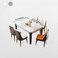 Mid-Century Sintered Stone Dining Table 4 Legs Base Rectangle Table for Home Clearhalo ' dining_table' 'Dining Tables & Seating' 'Dining Tables' 'furn' 'furn_dining_table' 'Furniture' 'furniture_dining_table' 'Kitchen & Dining Furniture' 'kitchen&dining_furn' 'kitchen' 'kitchen_dining_table' 1200x1200_2958f1db-250f-4a01-a7b1-e15d42c72f3e