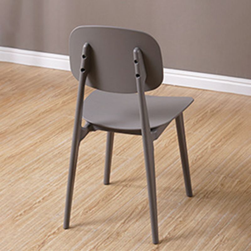 Modern Style Side Chair Plastic Open Back Dining Side Chair for Indoor Clearhalo 'Dining Chairs' 'Dining Tables & Seating' 'dining_chair' 'furn' 'furn_dining_chair' 'Furniture' 'furniture_dining_chair' 'Kitchen & Dining Furniture' 1200x1200_2959f02d-eda7-438a-bfe9-b03504ef6127