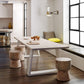 Contemporary Rectangle Dining Table Solid Wood Top Table with Sled Base Clearhalo ' dining_table' 'Dining Tables & Seating' 'Dining Tables' 'furn' 'furn_dining_table' 'Furniture' 'furniture_dining_table' 'Kitchen & Dining Furniture' 'kitchen&dining_furn' 'kitchen' 'kitchen_dining_table' 1200x1200_295a2e45-a6b6-481b-b290-c7a26db34006