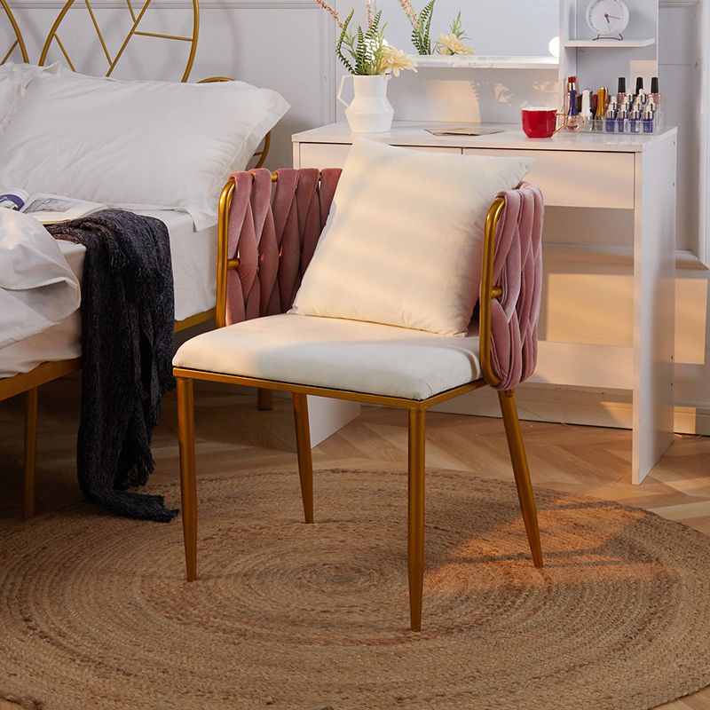 Scandinavian Armless Solid Back Chair Upholstered Side Chairs Clearhalo 'Dining Chairs' 'Dining Tables & Seating' 'dining_chair' 'furn' 'furn_dining_chair' 'Furniture' 'furniture_dining_chair' 'Kitchen & Dining Furniture' 1200x1200_295c884c-42d6-4360-bfc8-cff751036fce