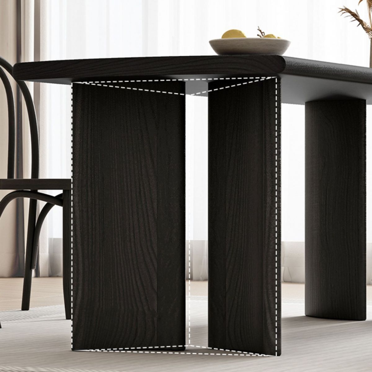 Tradicional 1/2/3/4/5/7 Piezas Juego de comedor Mesa de comedor de madera para comedor para comedor