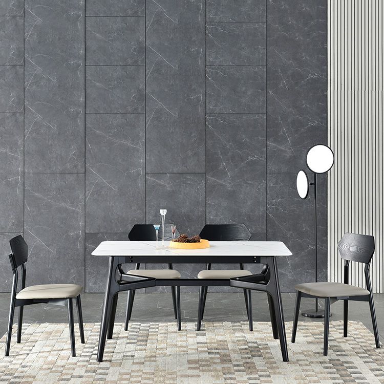 Armless Dining Room Chairs Modern Solid Wood Side Chairs for Dining Room Clearhalo 'Dining Chairs' 'Dining Tables & Seating' 'dining_chair' 'furn' 'furn_dining_chair' 'Furniture' 'furniture_dining_chair' 'Kitchen & Dining Furniture' 1200x1200_29603b82-77ee-4878-8b0f-0c5409ee7a24