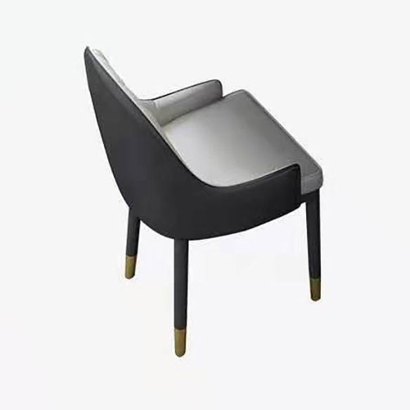 Scandinavian Style Gray Slate Dining Table Rectangular Formal Dinette Set with Metal Base Clearhalo 'Dining Room Sets' 'Dining Tables & Seating' 'dining_room_set' 'furn' 'furn_dining_room_set' 'Furniture' 'furniture_dining_room_set' 'Kitchen & Dining Furniture' 'kitchen&dining_furn' 'kitchen' 1200x1200_296161e2-3ddd-4da8-9815-ec64923d550d