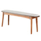 11.8 Inch Wide Contemporary Bench Solid Wood Pine Seating Bench Clearhalo 'Benches' 'Chairs & Seating' 'furn' 'furn_benches' 'Furniture' 'Living Room Furniture' 1200x1200_29649428-e7c0-47b6-8a95-9329b74b51b2